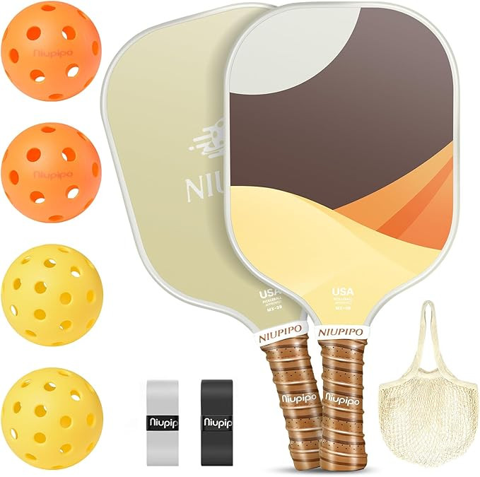 Amazon.com : niupipo Pickleball Paddle, USA Approved Lightweight Pickleball Paddle with Fiberglas... | Amazon (US)
