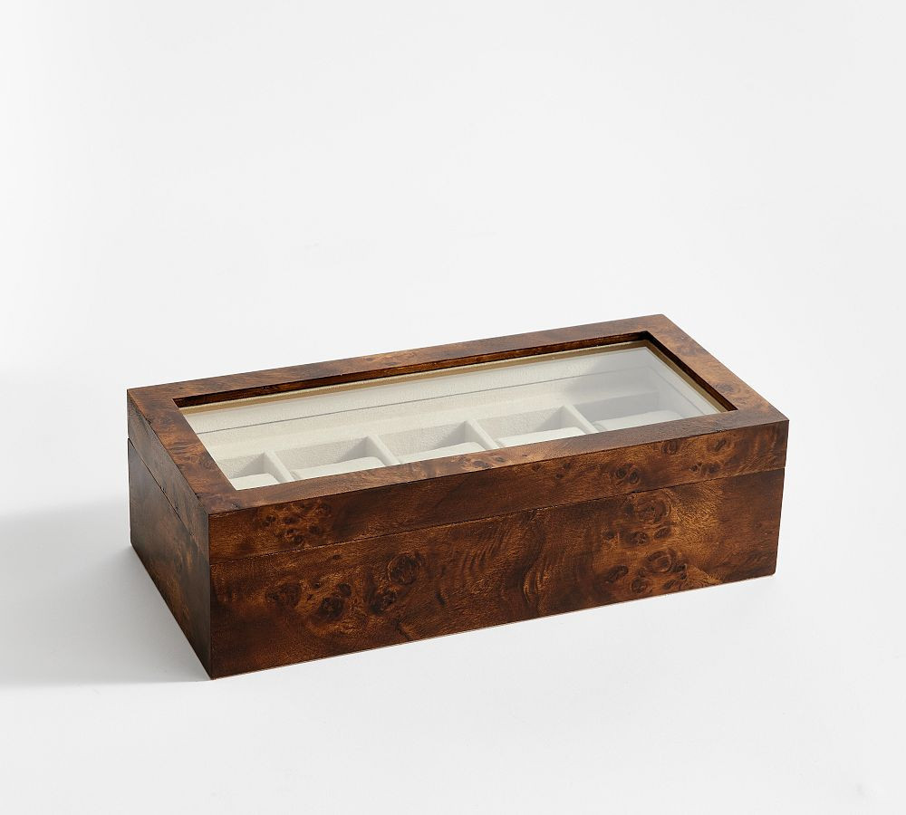 Burlwood Watch Box | Pottery Barn (US)