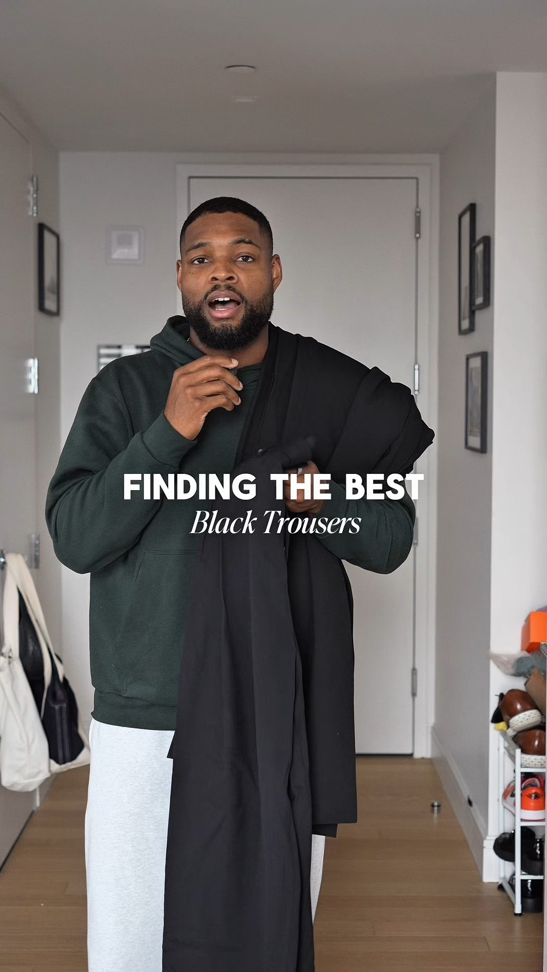 Finding the best pair of black trousers

#LTKMens