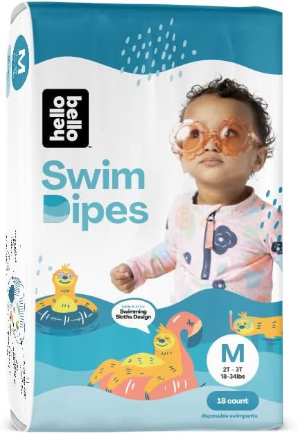 Hello Bello Premium Swim Diapers I Affordable and Eco-Friendly Disposable Swim Dipes for Babies a... | Amazon (US)