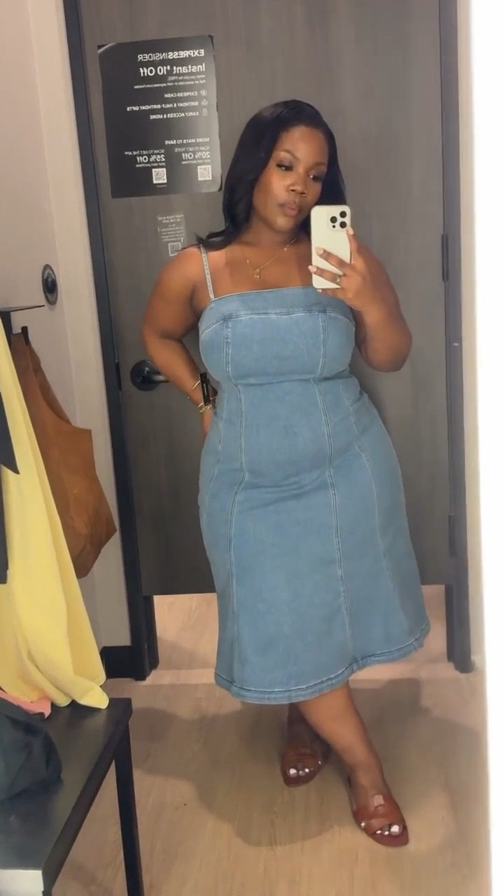 Express is having a huge sale!! 🤏🏾

Linking everything that’s still in stock! There’s only a few sizes left! 

Shopping Curvy at Express
Taking you shopping at Express as a curvy midsize meets plus-size woman and showing you all my favorite new arrivals:

Sizing Details:

Dress 1 (Black w/white details): Large
Dress 2 (Yellow): Medium 
Dress 3 (Flowy Taupe): L
Dress 4 (Denim): 12
Dress 5 (Black w/white trim): Medium
Dress 6: (Off-White Mini): Large
Dress 7: (White Mini): Large
Pants: 14
Button Down: Large



#LTKSaleAlert #LTKGiftGuide #LTKCyberWeek
