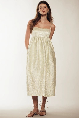 Mare Mare Square-Neck Babydoll Midi Dress | Anthropologie (US)