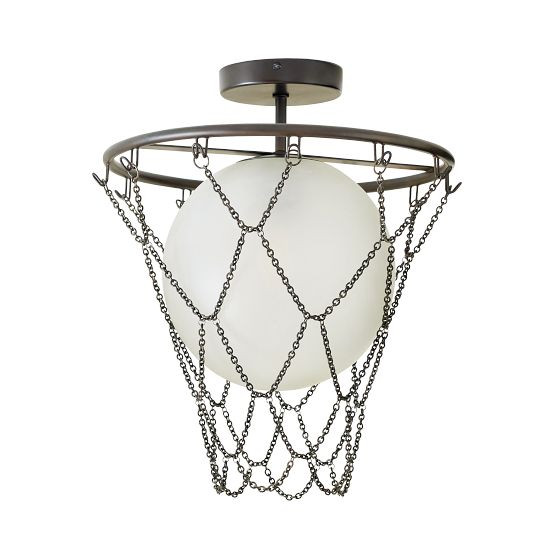 Basketball Flush Mount (15") | Pottery Barn Teen