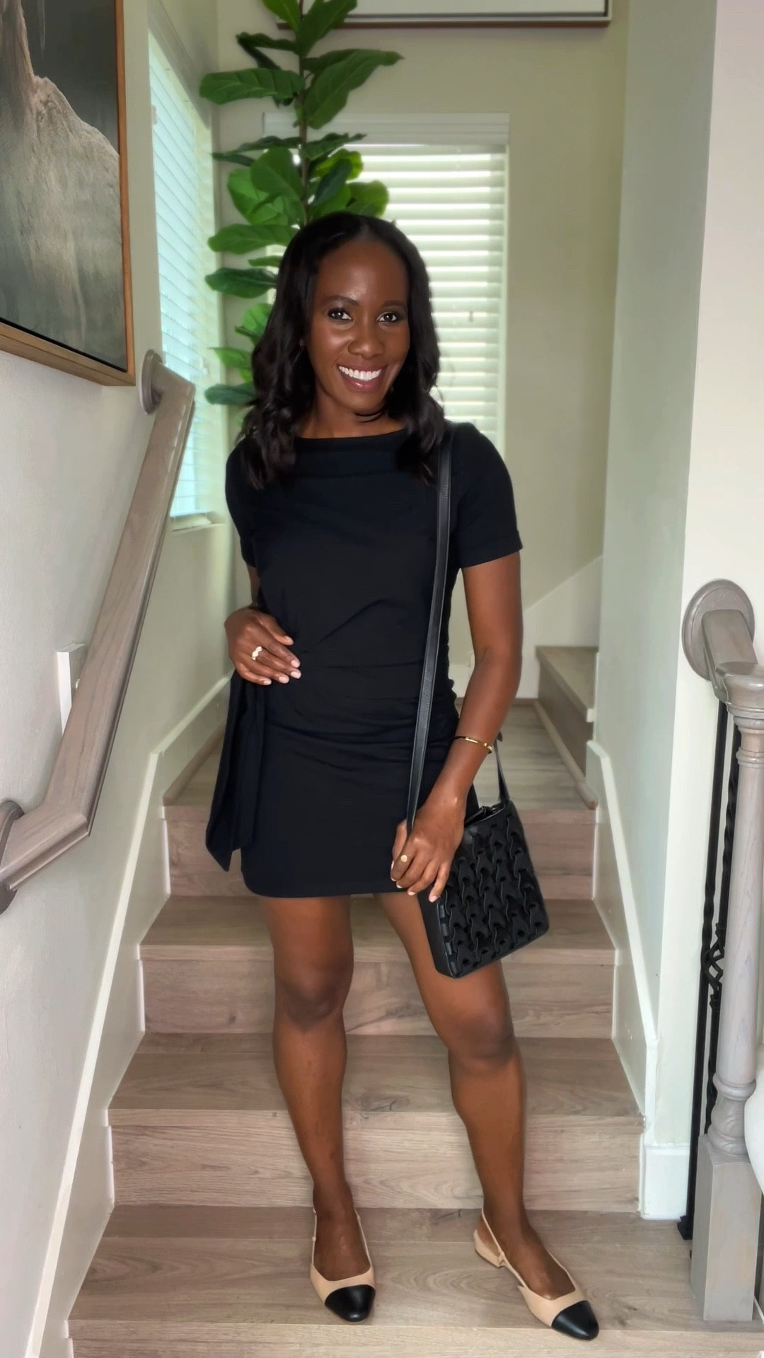 This is the perfect little black dress! The fit is flattering, the material is high-quality, and it runs true to size. I am wearing a small. 

#LTKSeasonal #LTKWorkwear #LTKStyleTip