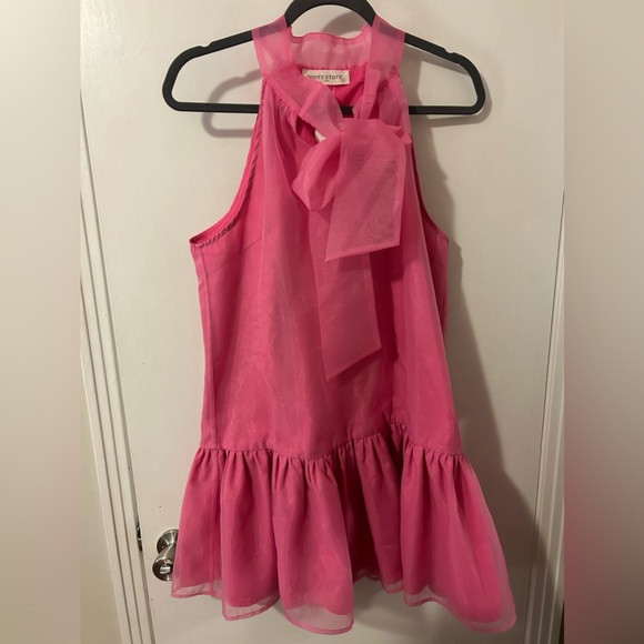 Pants Store Pink Dress with Bow | Poshmark