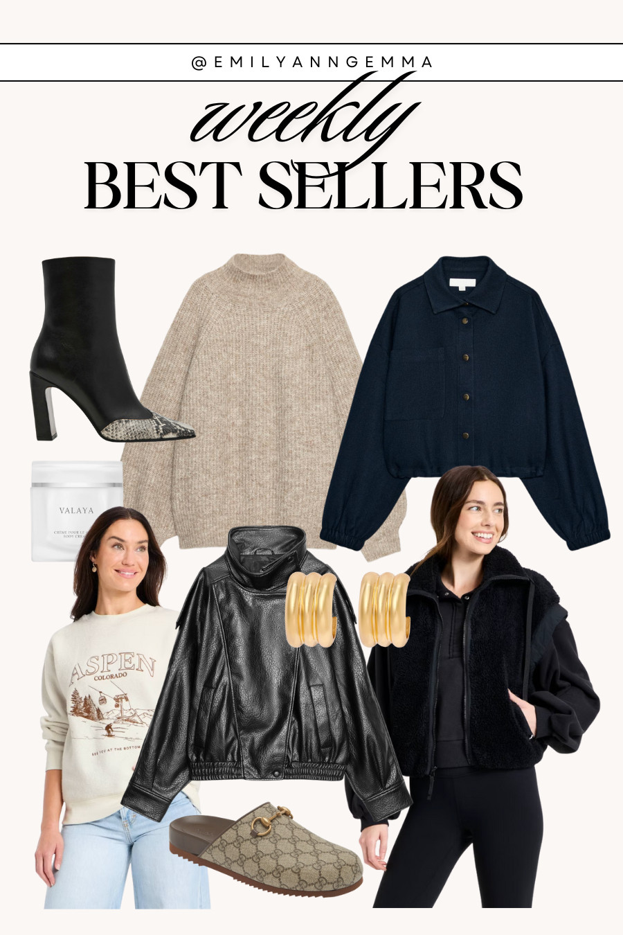 Weekly best sellers! All your favorites including Zara sweaters and jackets, fall ankle boots, Target earrings, Gucci slides and more. 

 

#LTKSeasonal #LTKFindsUnder100 #LTKBeauty