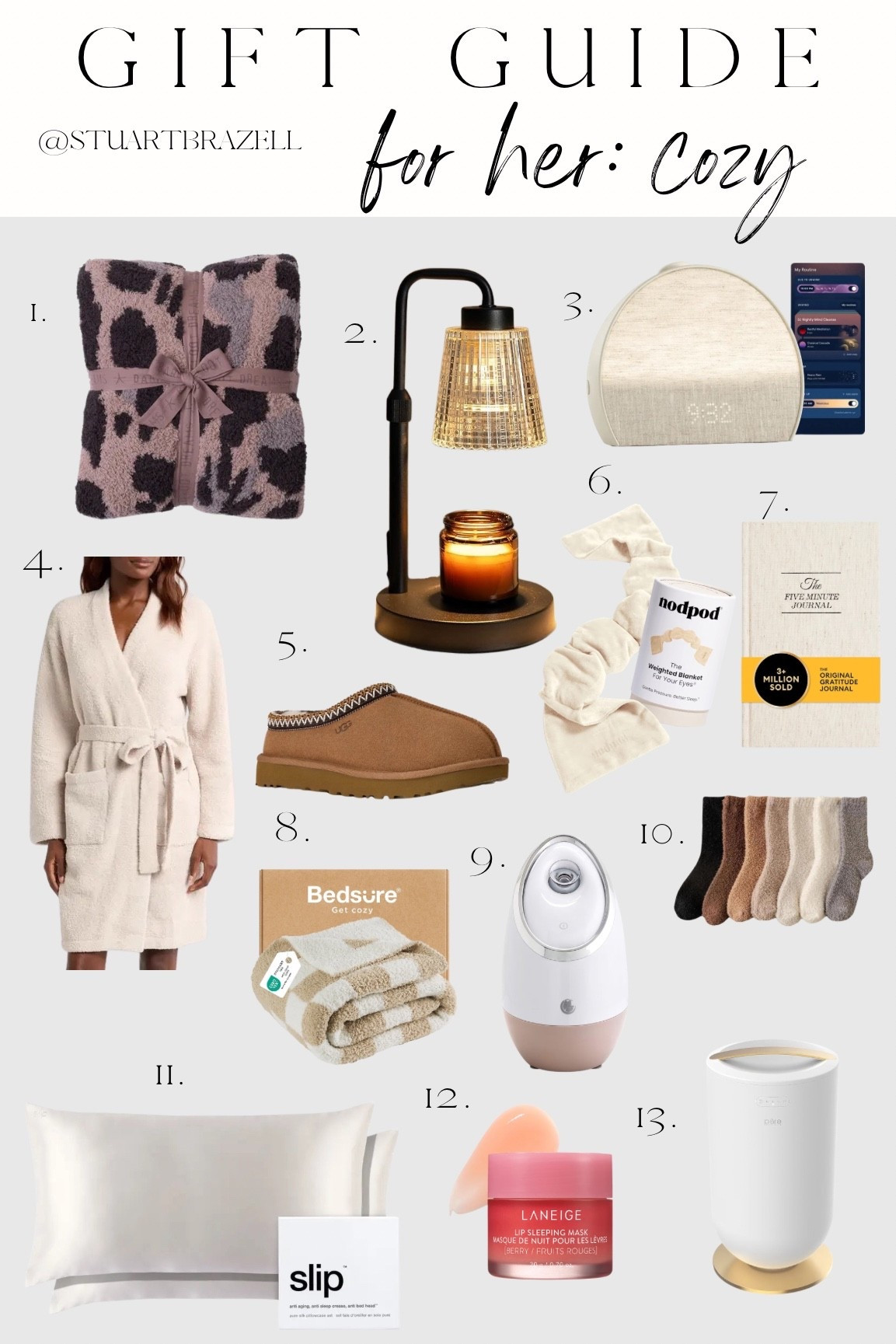Cozy gift ideas for her! 

#LTKGiftGuide #LTKHoliday #LTKselfcare