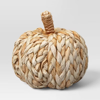 Small Two Tone Woven Pumpkin Natural - Threshold™ | Target