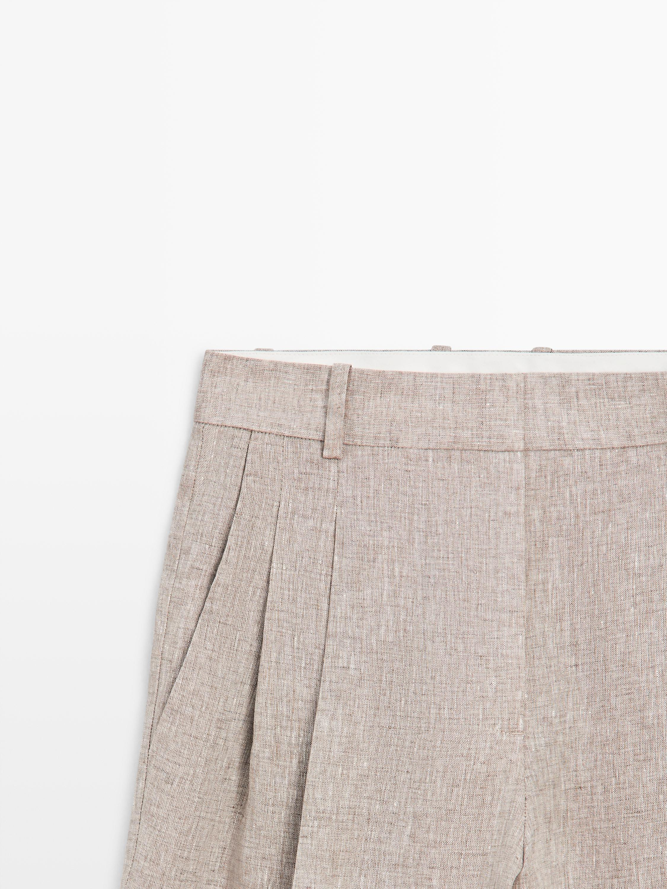 Anzughose aus Leinen | Massimo Dutti DE