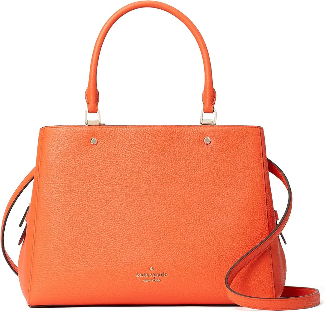 Kate Spade Leila Medium Triple Compartment Satchel Crossbody Bag Purse Handbag | Amazon (US)