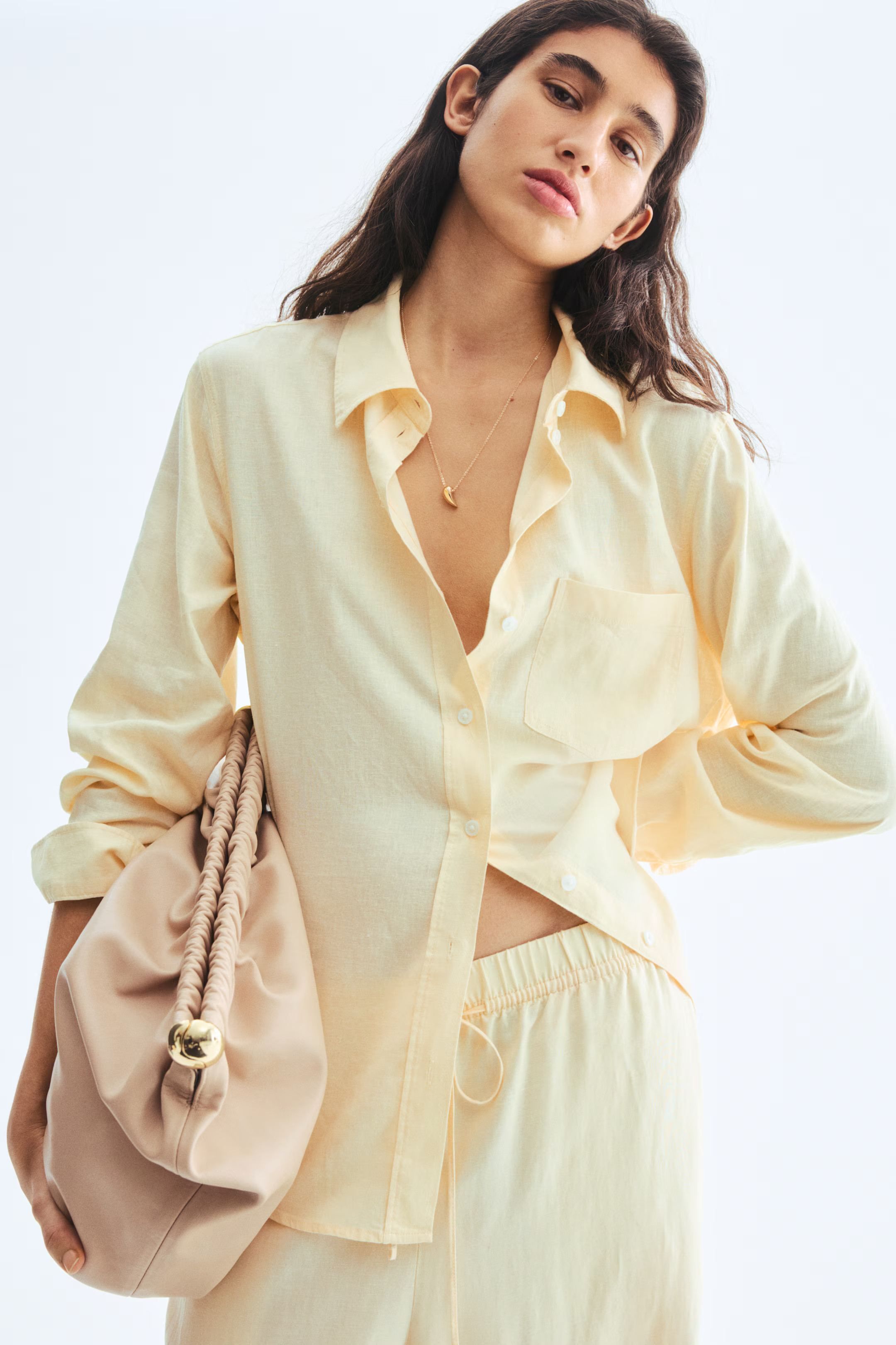 Linen-Blend Shirt | H&M (US + CA)