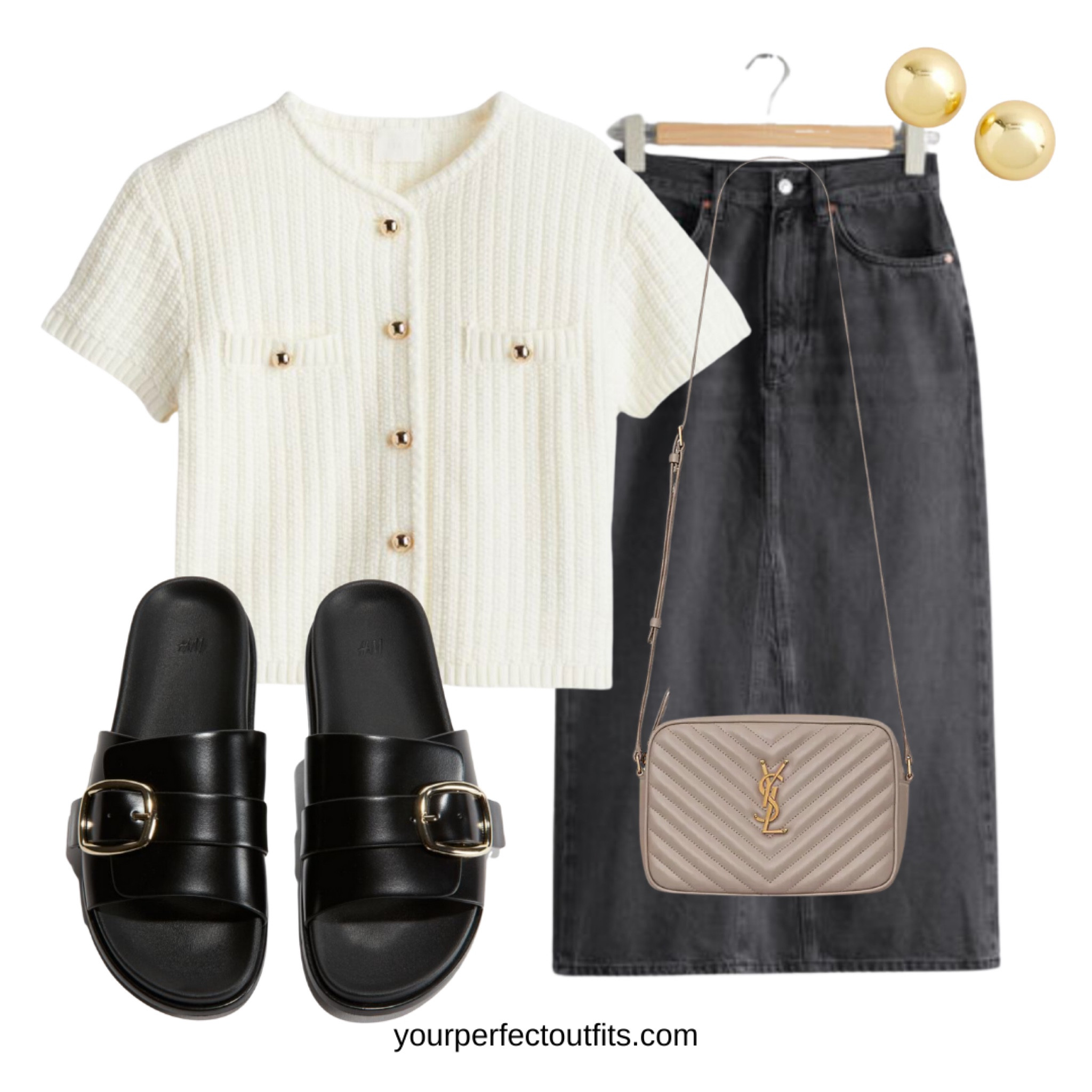 Denim skirt look for summer spring 

#LTKfindsunder100 #LTKfindsunder50 #LTKsalealert