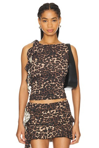 LIONESS Rendezvous Top in Leopard from Revolve.com | Revolve Clothing (Global)