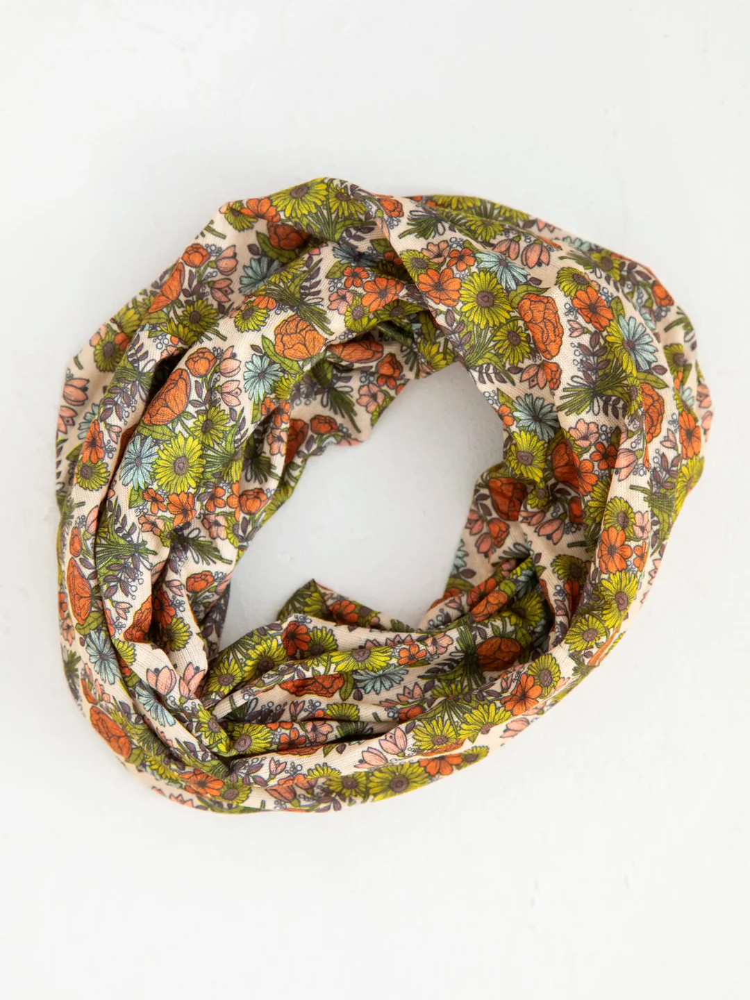 Full Boho Bandeau® Headband - Pink Watercolor Patchwork | Natural Life