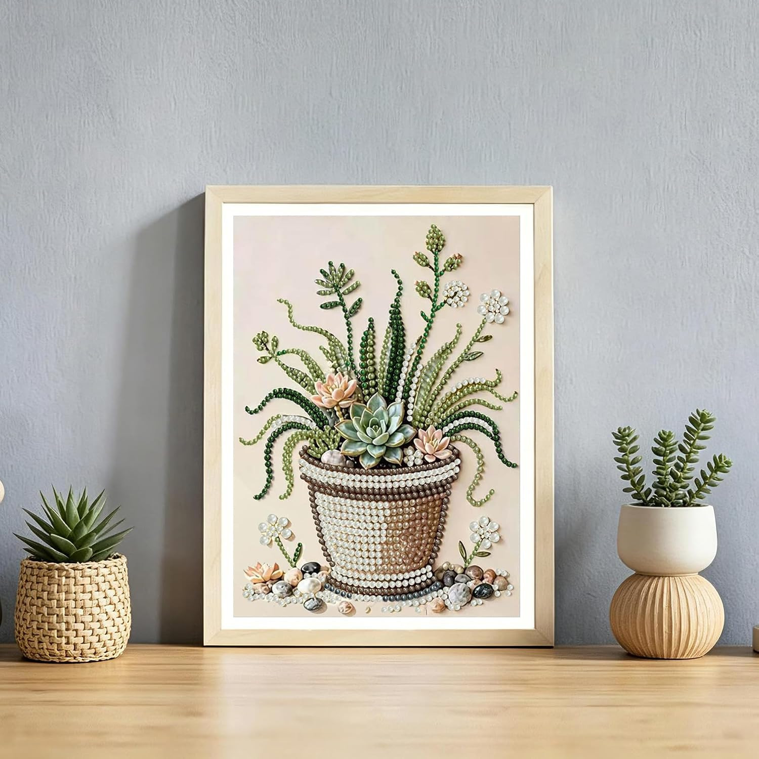Potted Plant Pearl Painting Kits for Adults,Diamond Art Kit 12x16In | Amazon (US)