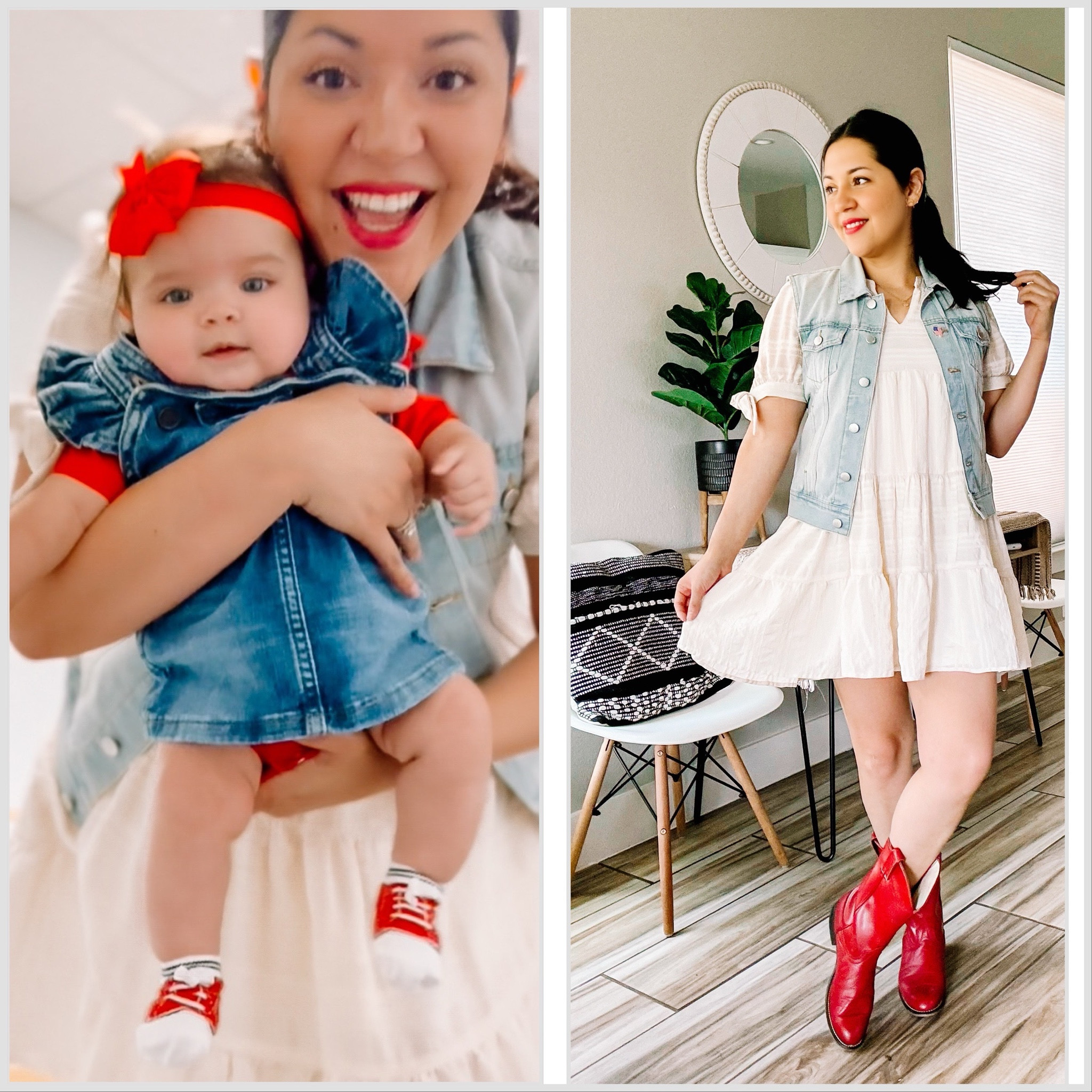 RW&B Mommy and me looks! My entire outfit is thrifted so I have linked similar items below. Thank you for shopping with me!

#LTKMidsize #LTKBaby #LTKShoeCrush