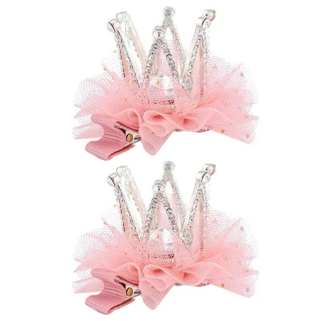 Frcolor Hair Barrettes Clips Girls Snap Shiny Hat Birthday Hairpin Stylish Styling Clamps Wedding Bo | Walmart (US)