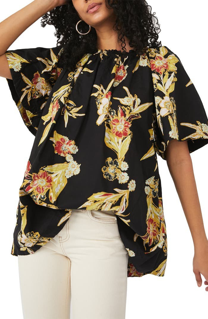 Jodie Floral Cotton Tunic | Nordstrom