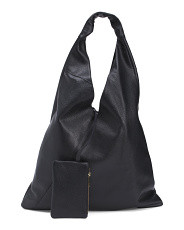 Made In Italy Leather Large Unlined Hobo | Handbags | Marshalls | Marshalls