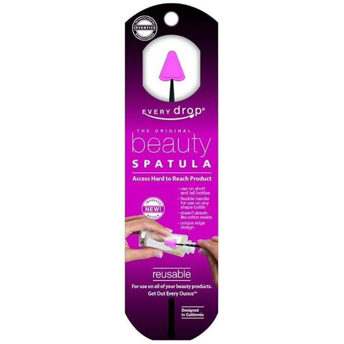 Every drop Beauty Spatula, Get Hard to Reach Beauty Products Out of Bottle, Washable and Reusable... | Amazon (US)