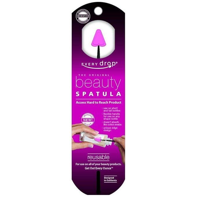 Every drop Beauty Spatula, Get Hard to Reach Beauty Products Out of Bottle, Washable and Reusable... | Amazon (US)