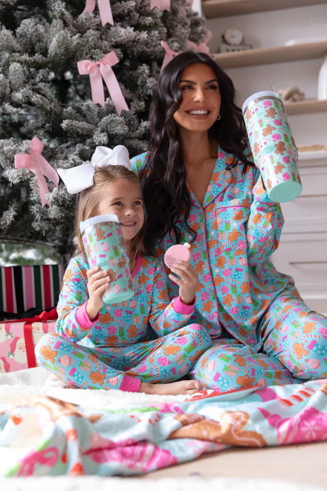 Kid's Under The Stars In Christmas Cheer Bamboo Pajama Set | Pink Lily
