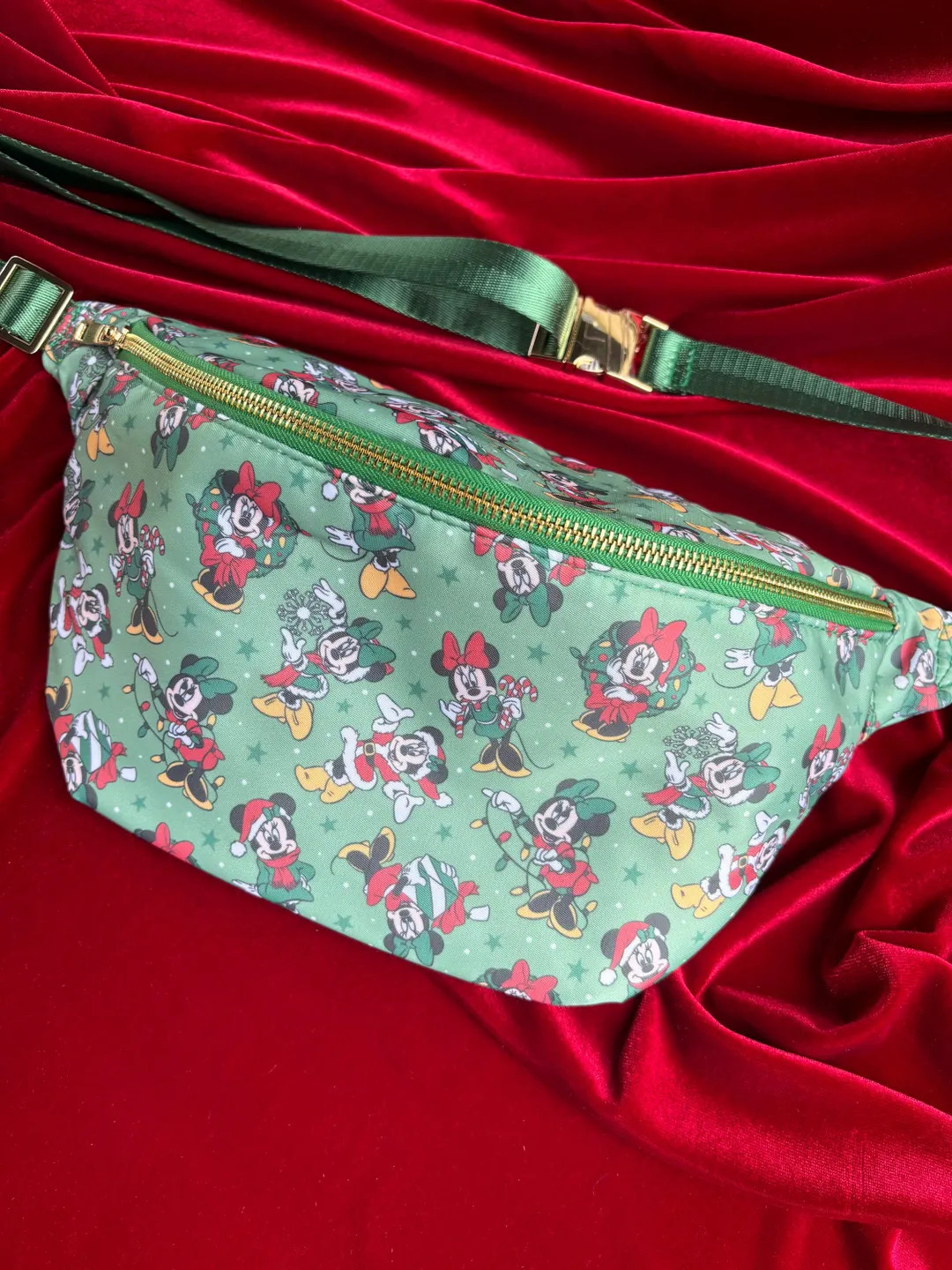 Bgrade Christmas Mouse XL Fanny Pack Large Waist Bag Crossbody Bum Bag - Etsy | Etsy (US)