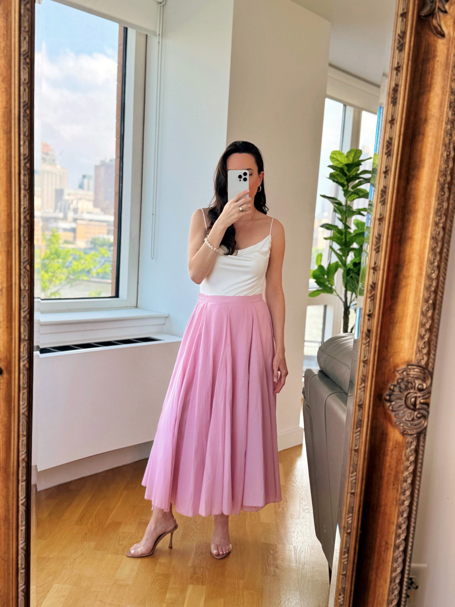 Summer outfits! 💐 Pink maxi skirt XS, white top with gold buttons S (and still felt tight), light blue pants XS, light blue top S, white skort XS, yellow knit top S, striped blue shirt XS, Zara summer finds

#LTKSummerEdit #LTKFindsUnder100