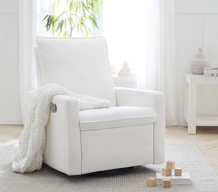 Paxton Manual & Power Swivel Glider Recliner | Pottery Barn Kids