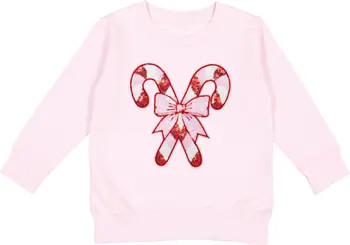 Candy Cane Patch Christmas Sweatshirt | Nordstrom