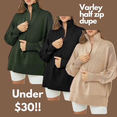 Varley sweater dupe. Quarter zip. 



#LTKFind #LTKsalealert #LTKstyletip