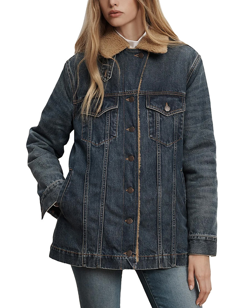 Veronica Beard Donna Sherpa Lined Denim Jacket | Bloomingdale's (US)