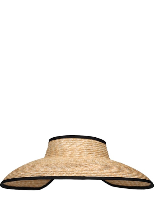 Sunny straw visor | Luisaviaroma