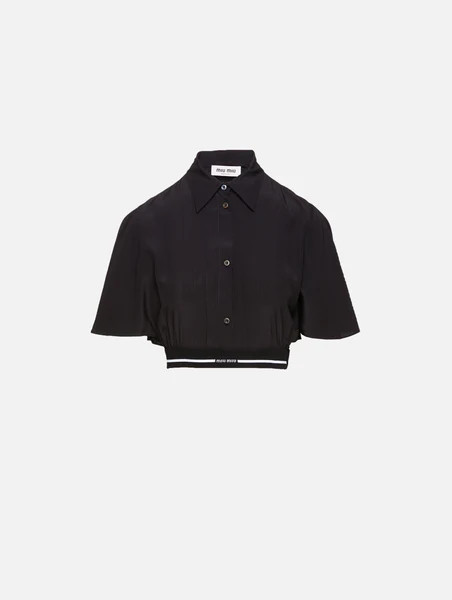 Crepe de Chine Crop Top | elysewalker