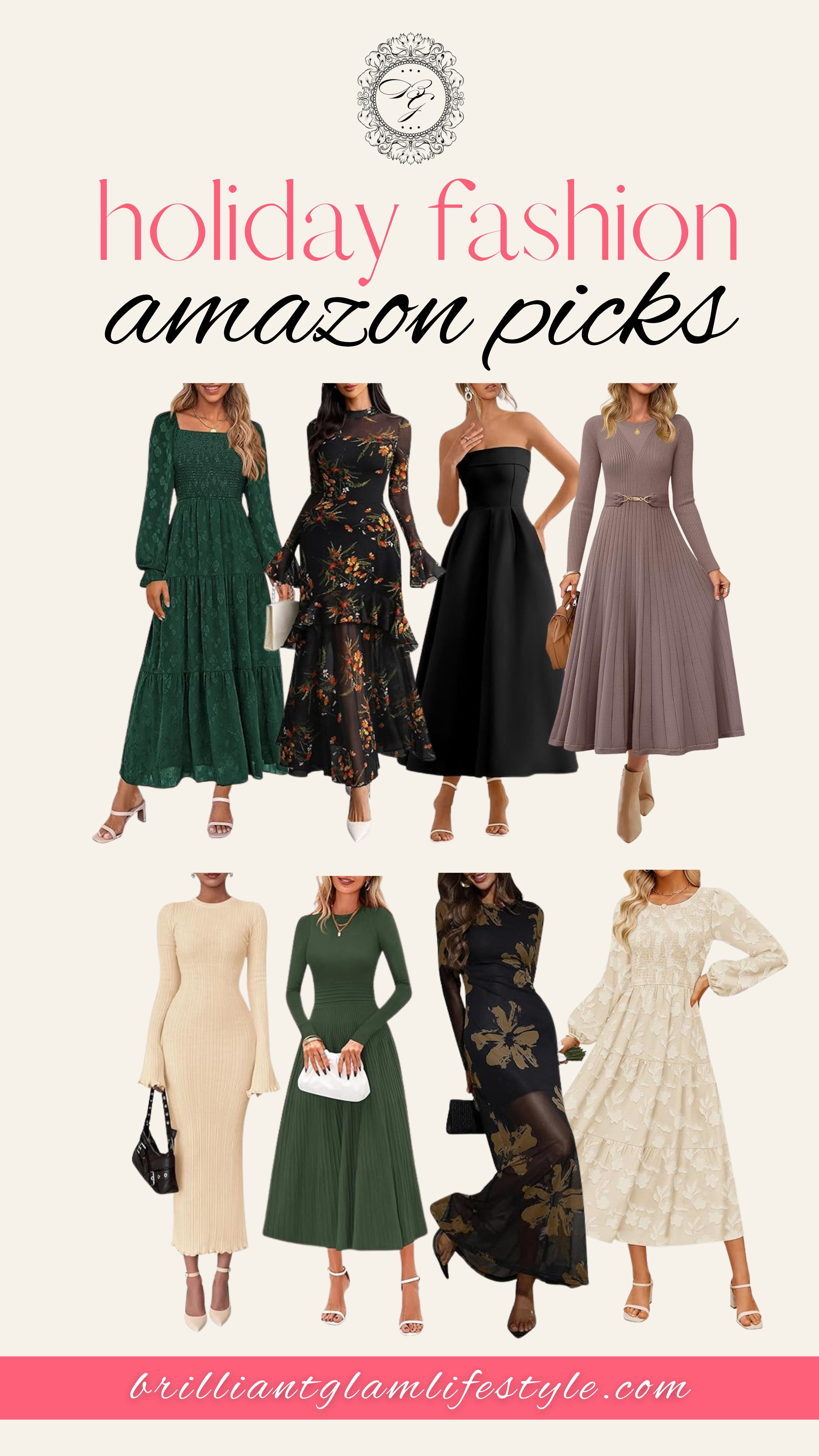 Festive Dress Picks from Amazon 💫🎄

Shine through the holidays with beautiful Amazon dress finds! Whether you love sequins, satin, or cozy-chic styles, these dresses are made for holiday magic.
#AmazonFinds #HolidayDresses #FestiveVibes #DressGoals #AmazonFashion #HolidayWardrobe #OOTDInspo 

 #LTKGiftGuide #LTKHoliday #LTKootd