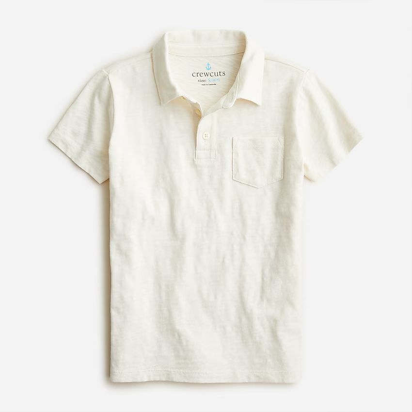 Kids' short-sleeve garment-dyed polo shirt | J.Crew US