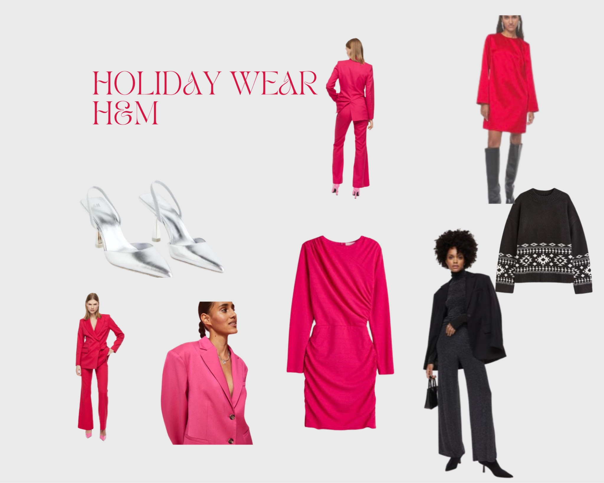 Holiday Wear is a must-have this season and H&M has some beauties! Ooh la la Pinks and Reds are smok’n hot right now!!💖♥️

#LTKstyletip #LTKHoliday #LTKGiftGuide