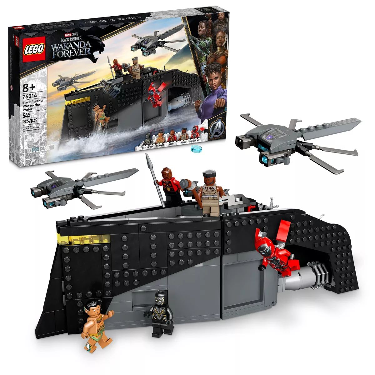 LEGO Marvel Black Panther: Wakanda Forever War on the Water 76214 Building Toy Set | Target