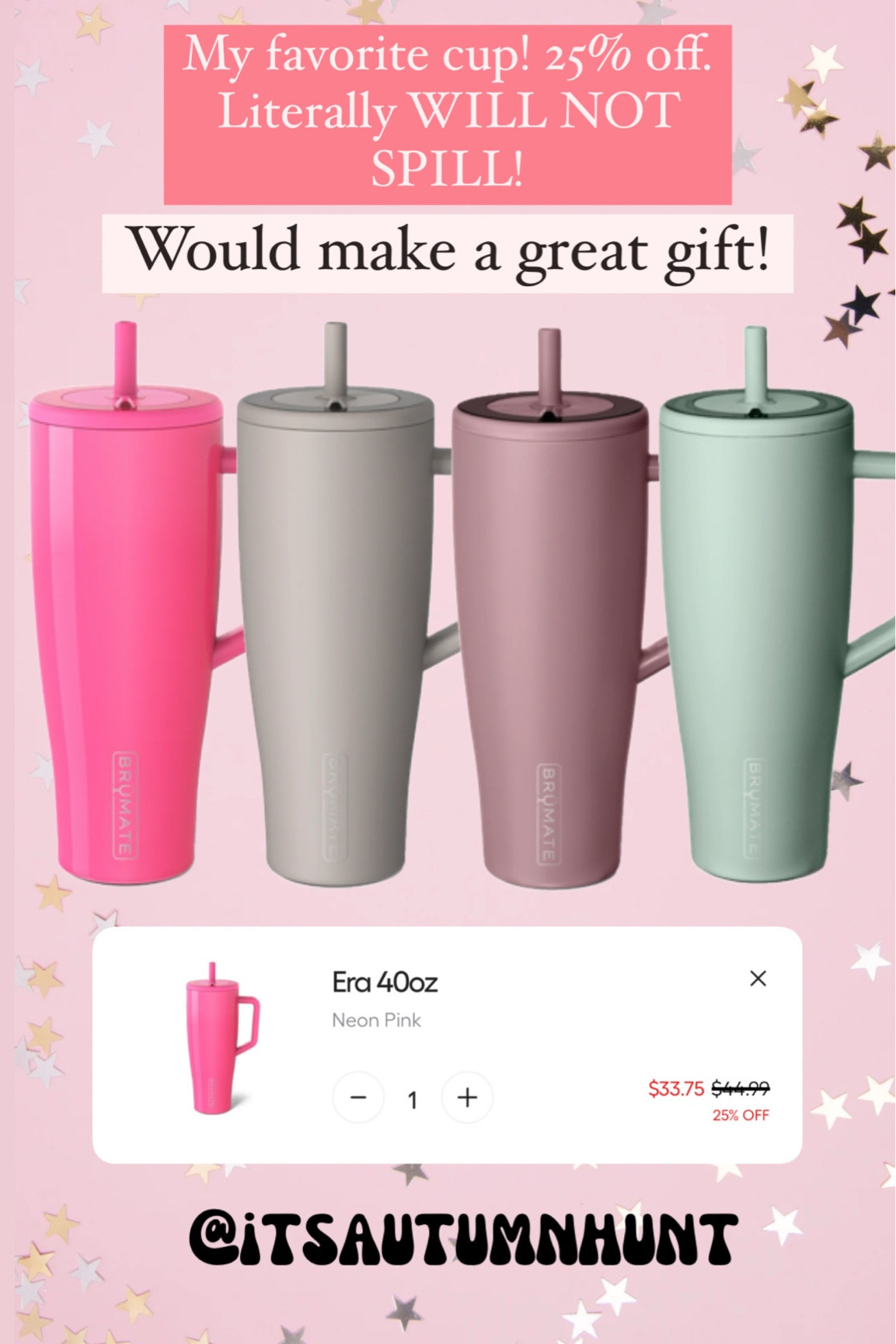 Brumate 25% off! So many colors to choose from! Makes it around $30. Great Christmas gift! 

Black Friday 
Christmas shopping
Gift 
Gift guide 
Sale
Cyber sale 
Holida 

#LTKGiftGuide #LTKHoliday #LTKCyberWeek