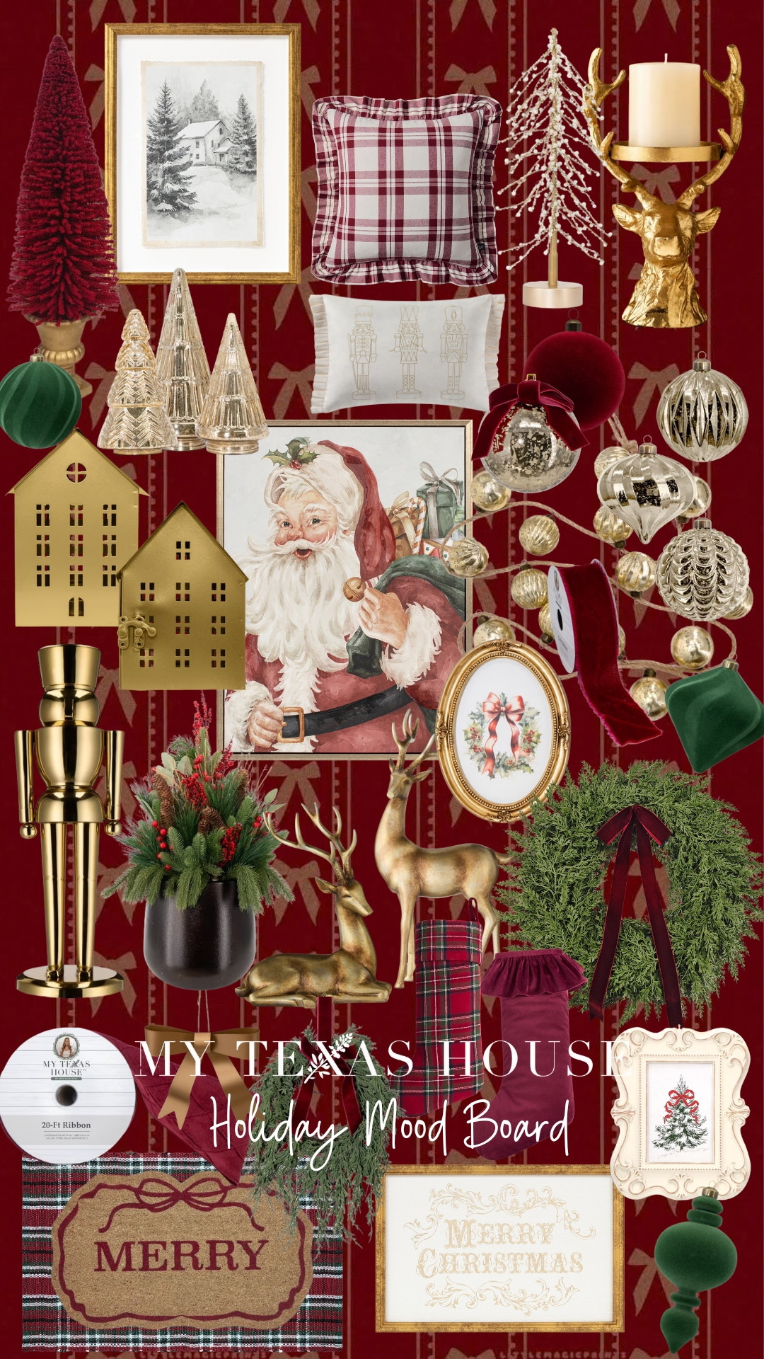 Just in case you needed a little mood board for your holiday decor this season! Shop full collection online and in select Walmart locations!  

 #LTKSeasonal #LTKHome