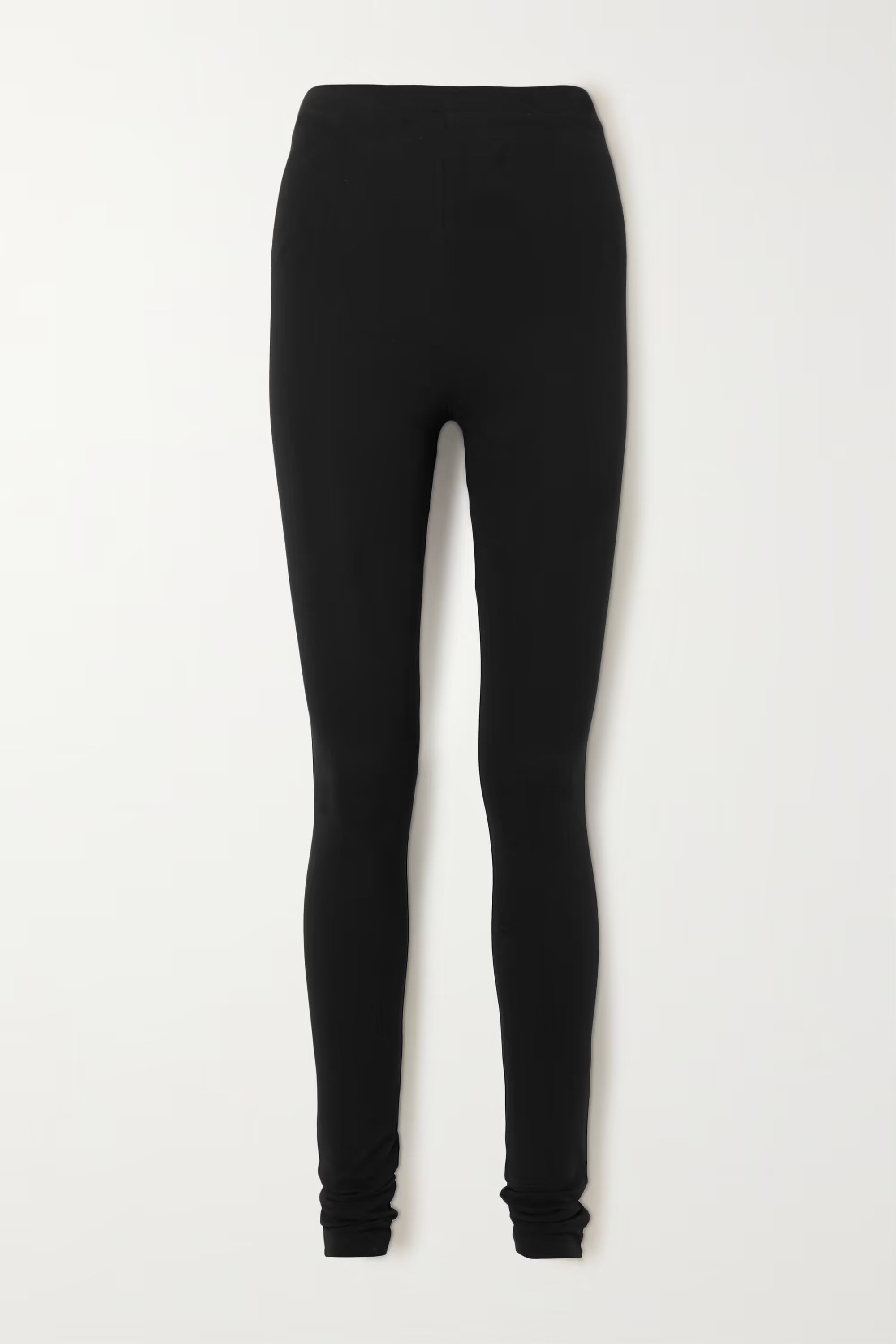 Black Cork stretch-jersey leggings | TOTEME | NET-A-PORTER | NET-A-PORTER (UK & EU)
