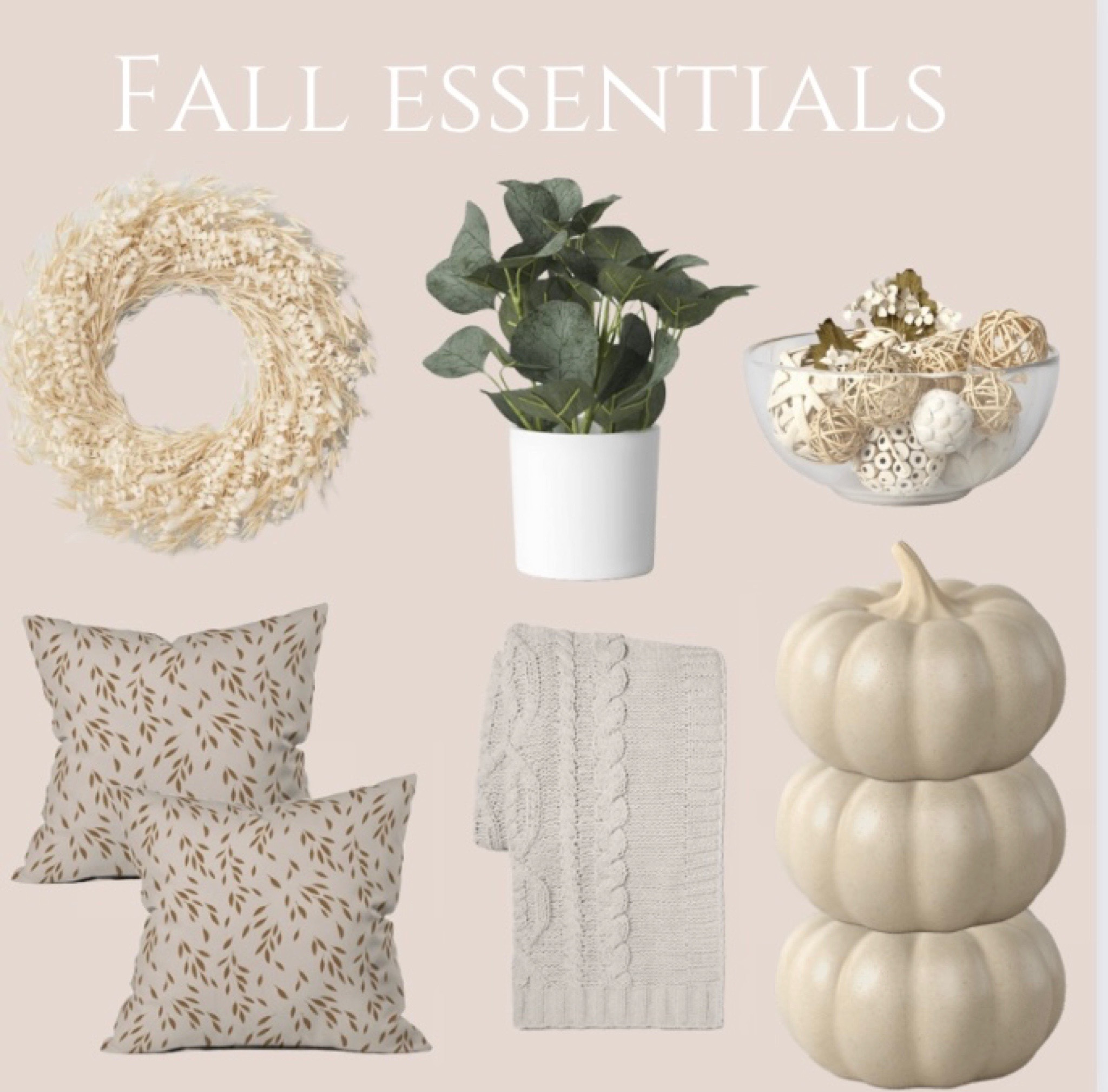 Fall Home Essentials. #falldecor #fall #pillows #fauxplant #wreath #blanket #pumpkins #tabledecor

Follow my shop @allaboutastyle on the @shop.LTK app to shop this post and get my exclusive app-only content!

#liketkit #LTKHalloween #LTKSeasonal #LTKhome
@shop.ltk
https://liketk.it/3QoGQ