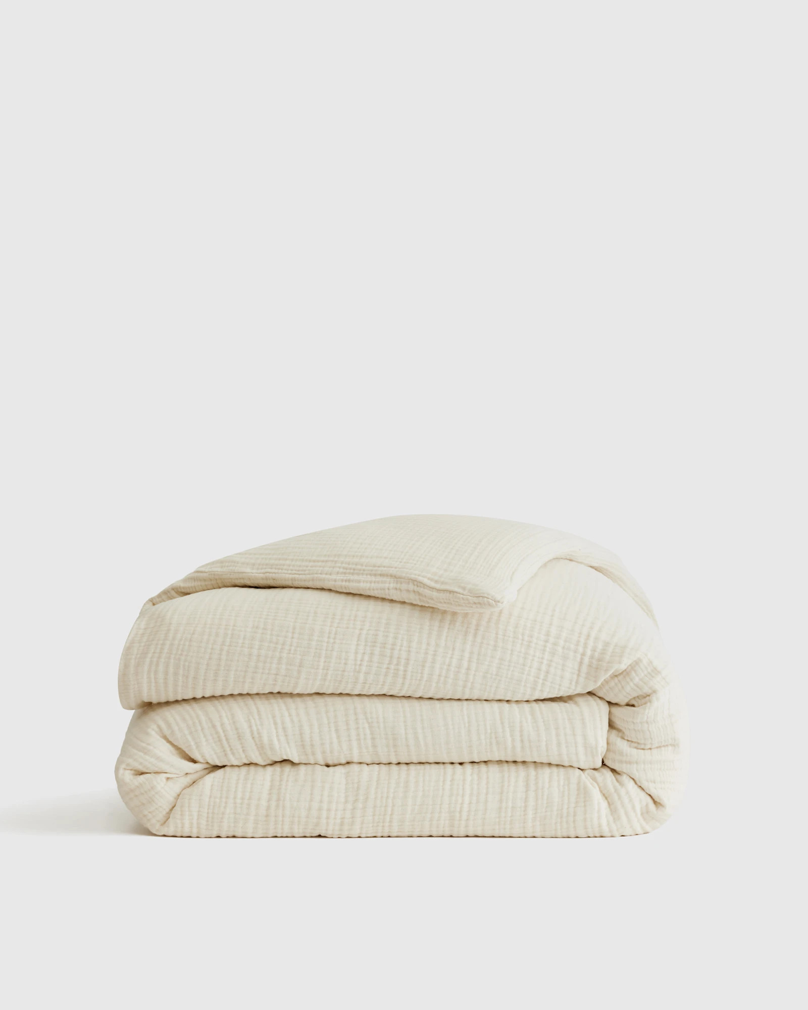 Quince | Bamboo Duvet Cover in Terracotta, Size King/Cal King | Quince