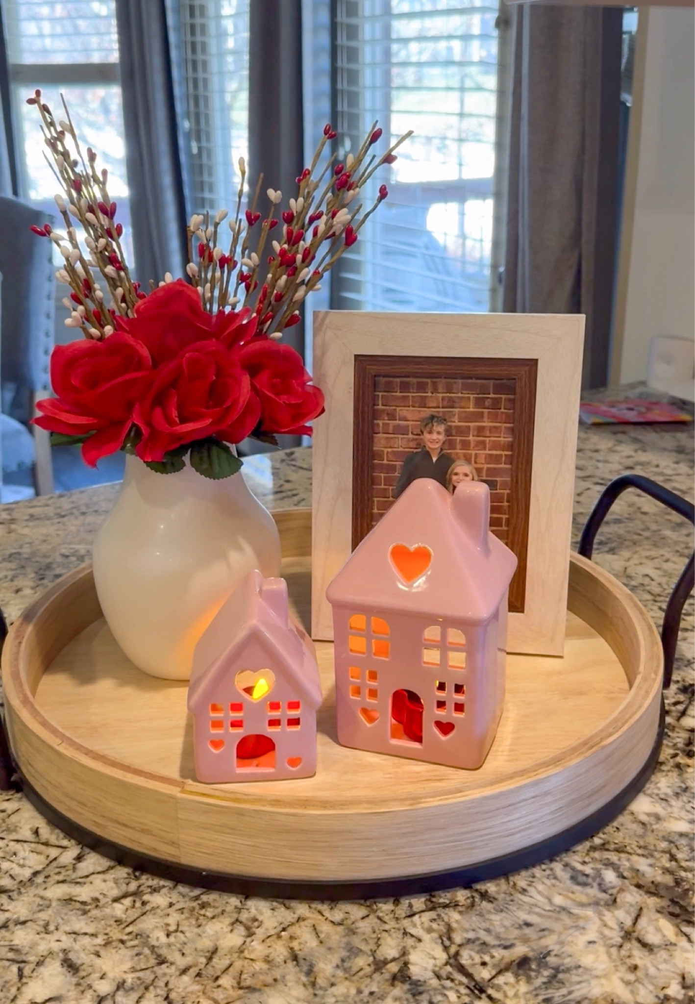 Valentine’s Day centerpiece. #valentinesday #homedecor #seasonaldecor #valentinesdaydecor #walmart

#LTKHome #LTKFindsUnder50 #LTKSeasonal