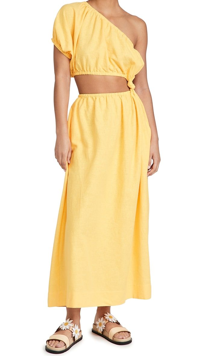 FARM Rio
                
            

    Yellow Open Waist Dress | Shopbop