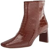Circus NY Women's Tammie Ankle Boot, Dark Mocha Croc Pt, 5.5 | Amazon (US)