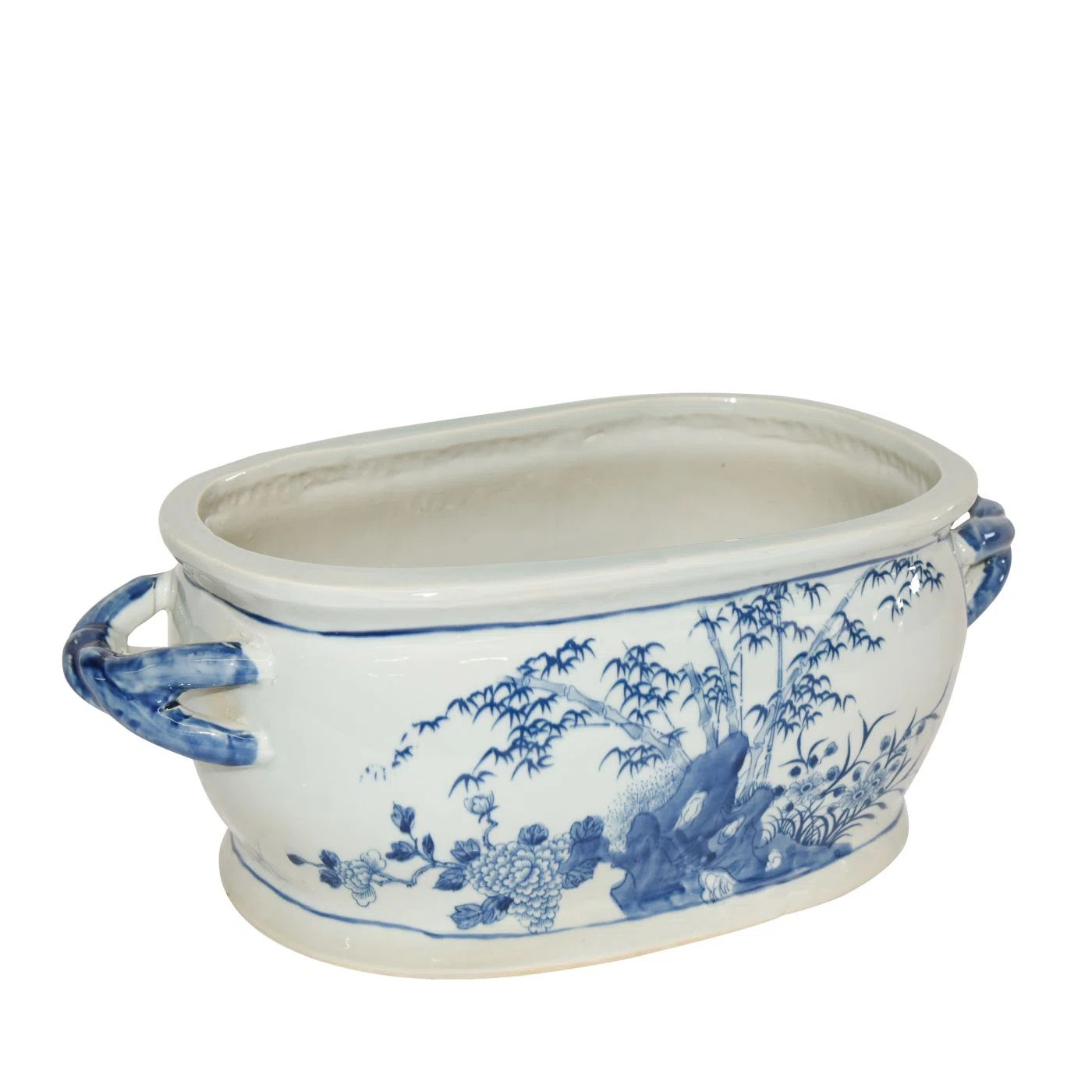 Legend of Asia Four Season Foot Bath Porcelain Pot Planter | Wayfair | Wayfair North America