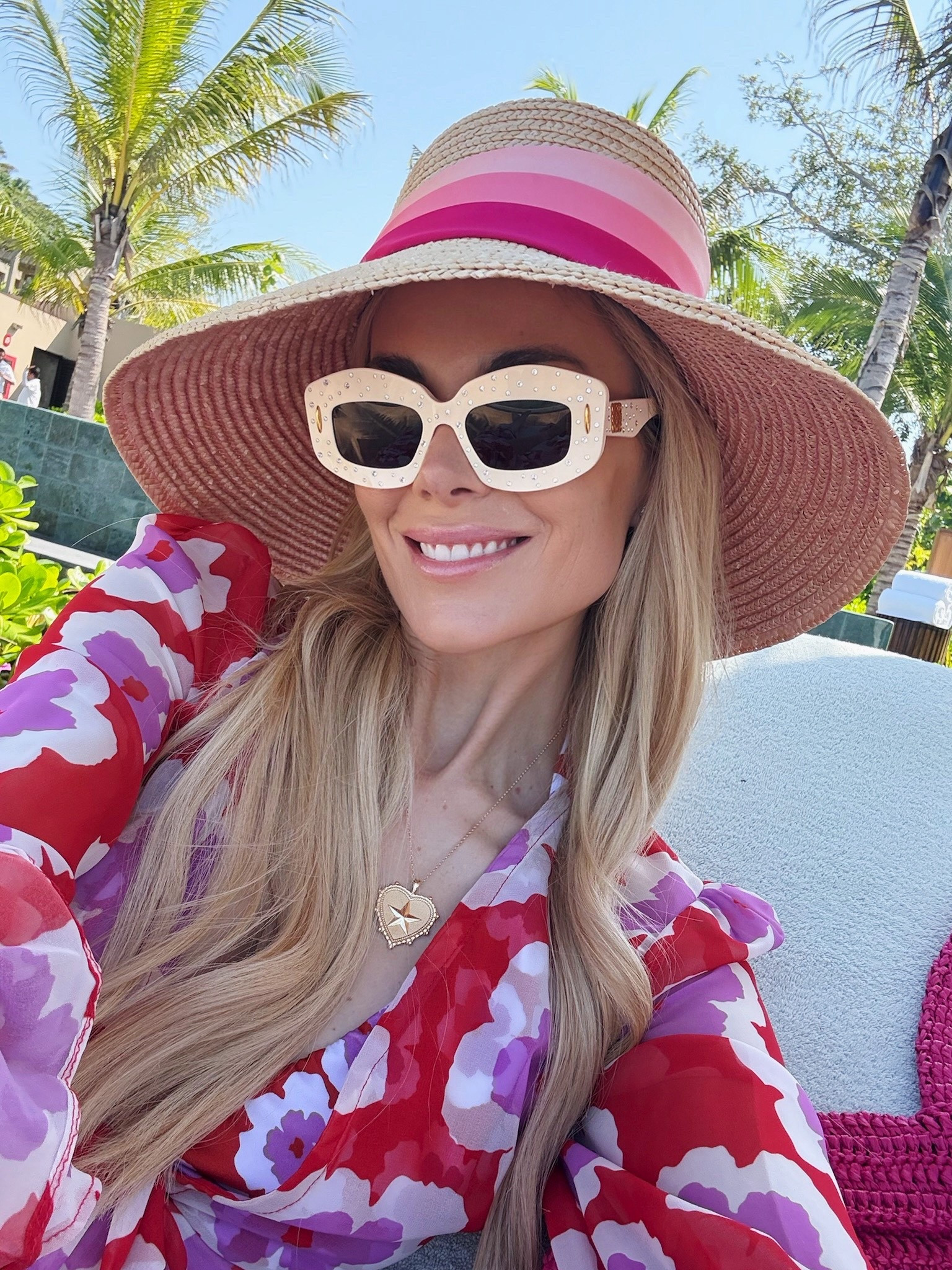 Vacation essentials! I’m wearing the Texas special edition pendant available from Market Highland Park village but linked similar 