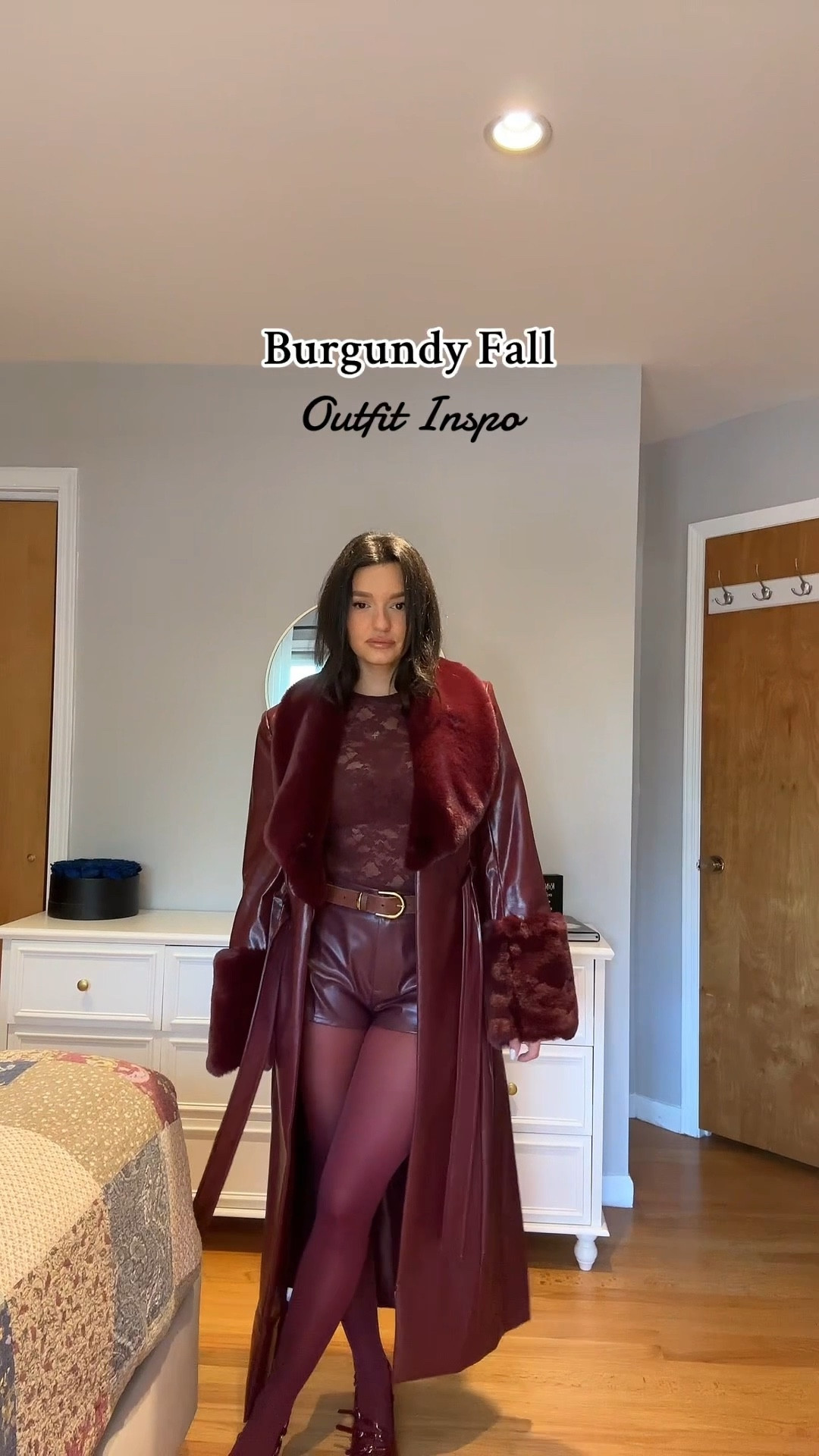 date night outfit idea for fall can never go wrong with burgundy

#LTKBeauty #LTKStyleTip #LTKShoeCrush