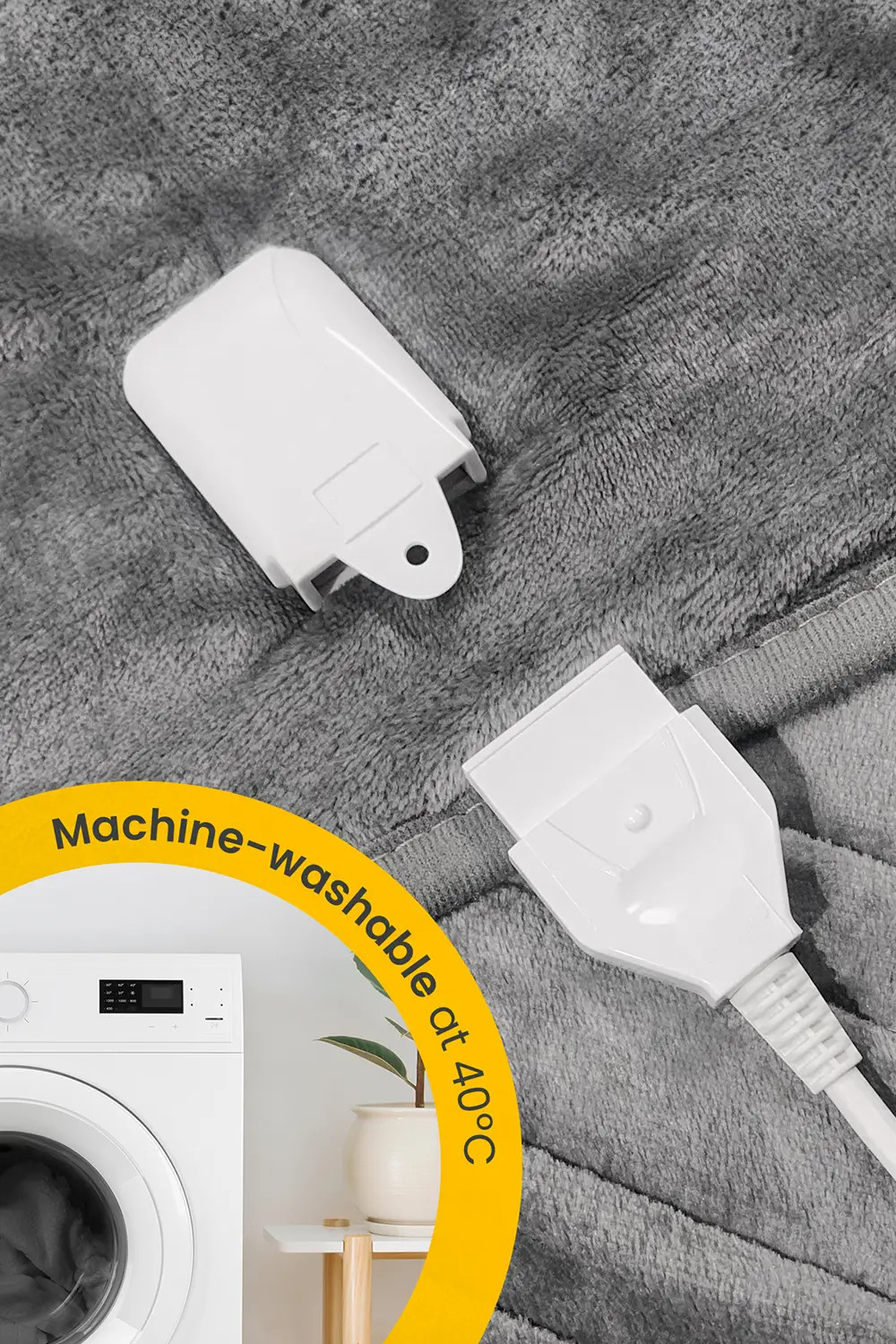 Green Cosi Home Fleece Electric Heated Throw | Debenhams | Debenhams UK